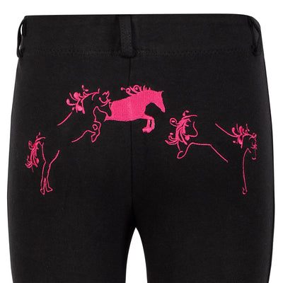 TuffRider Children's Whimsical Horse Embroidered Pull-On Jodhpurs_13