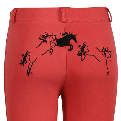 TuffRider Children's Whimsical Horse Embroidered Pull-On Jodhpurs_38