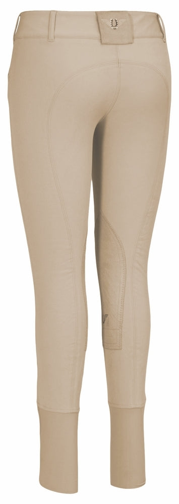 TuffRider Ladies Soft Shell Wide Waistband Knee Patch Breeches_6