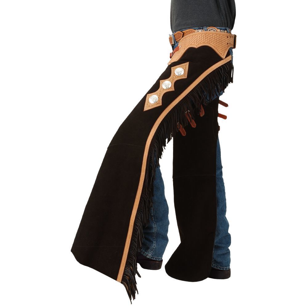 Tough-1 Suede Leather Cutting/Show Chaps_1