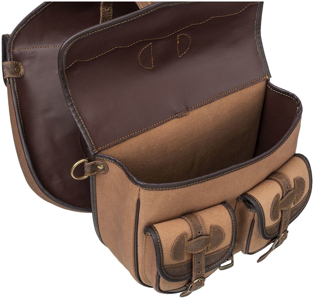 Tough-1 Canvas Trail Bag with Leather Accents_2