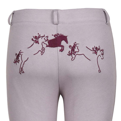 TuffRider Children's Whimsical Horse Embroidered Pull-On Jodhpurs_2